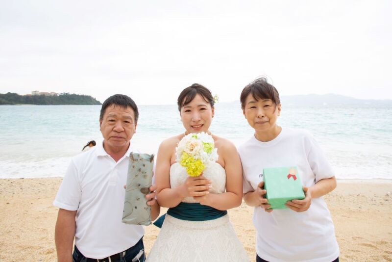 お父様お母様と1枚