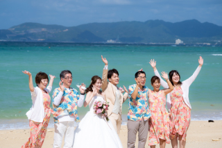 みんなに祝福されて