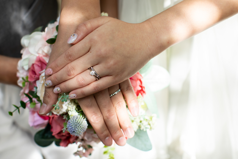 お二人の幸せがいっぱいに詰まった一枚