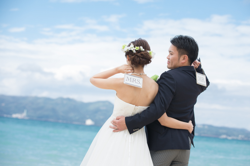 お二人寄り添って