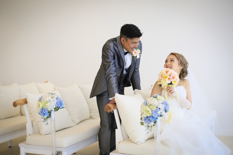 終始 笑顔があふれる撮影時間