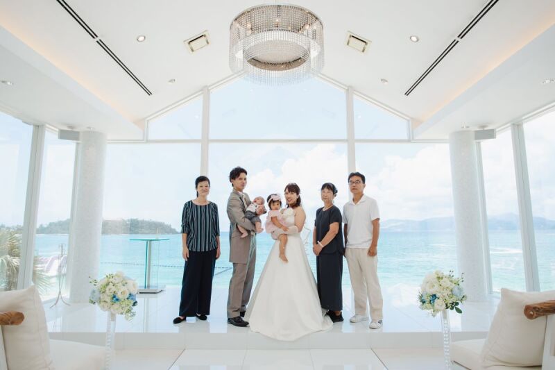 大切な人たちに見守られて