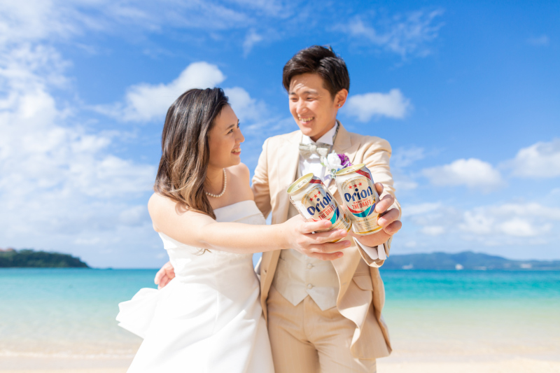 オリオンビールでかんぱ～い！