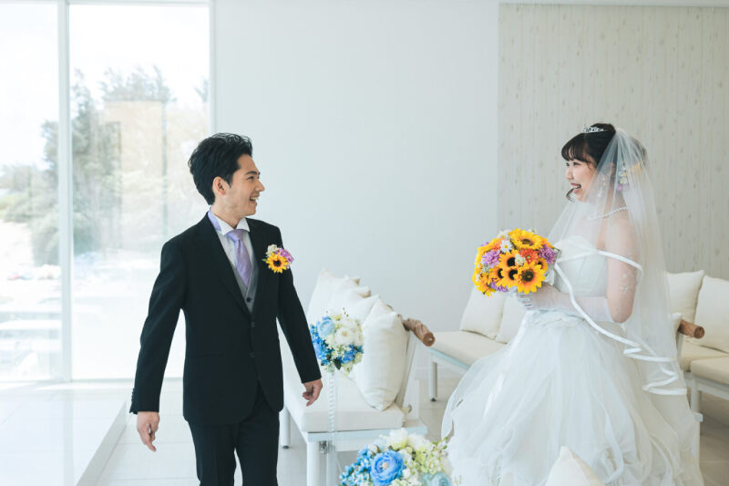 可愛い新婦様に思わず,,,♡