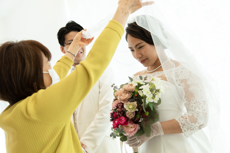 花嫁支度の仕上げは、お母様に‥