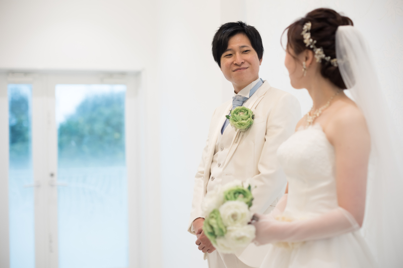 入場前はドキドキ