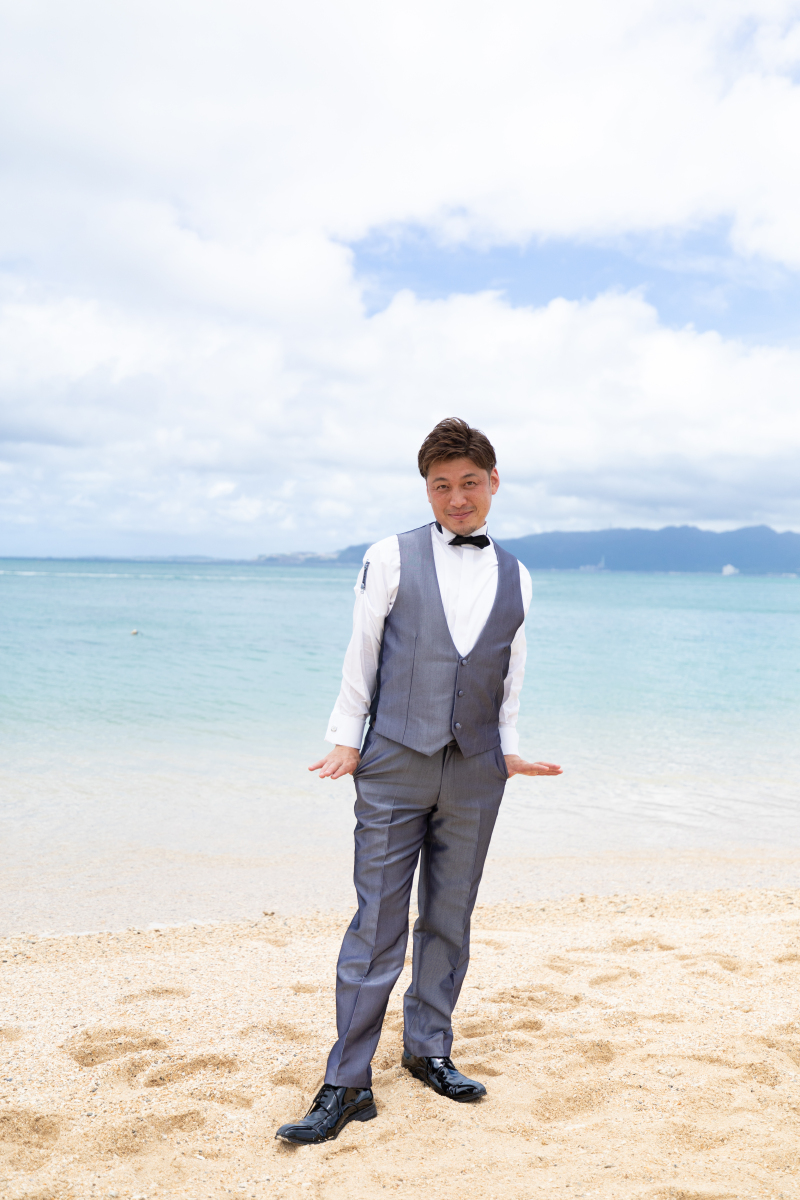 とても可愛らしい新郎様