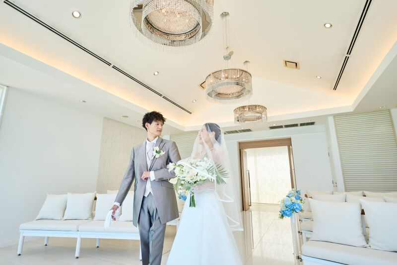 バージンロードを歩いて