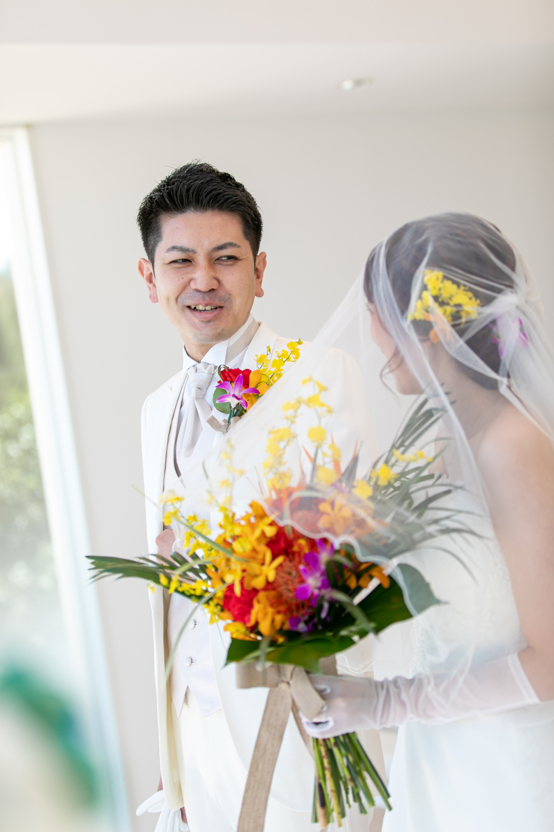 愛情伝わる優しい視線