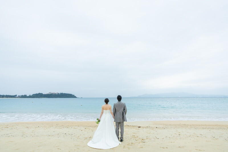 数秒でビーチ撮影場所に移動
