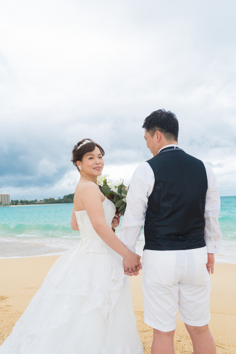 ビーチ撮影はカジュアルに