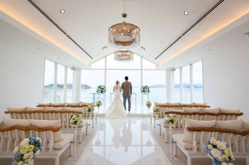 海の見えるチャペルで