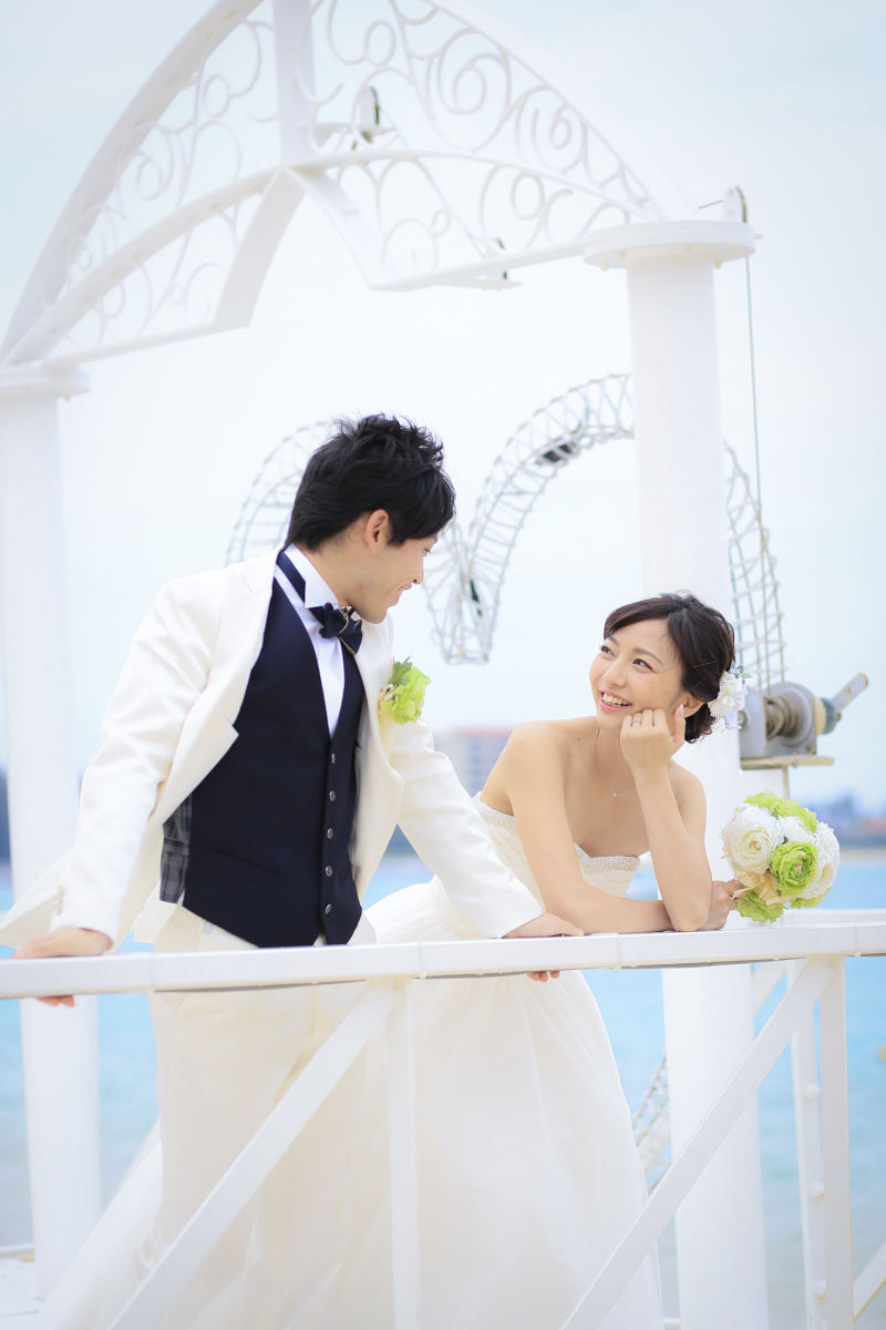 ビーチで風を感じながら