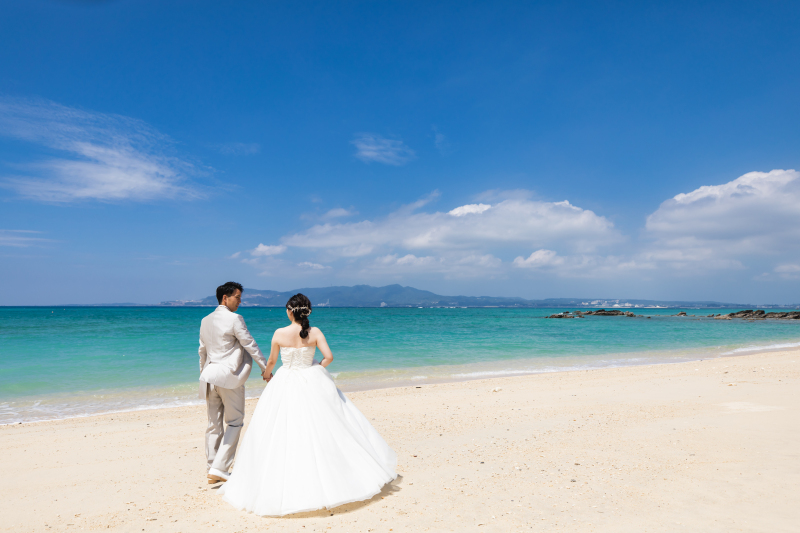 サンゴのビーチをお散歩