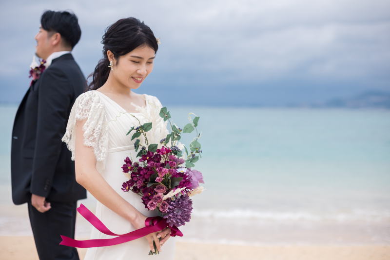 鮮やかなブーケ