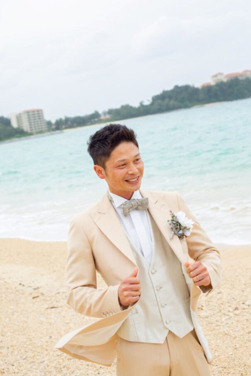 イケメンな新郎様(≧▽≦)