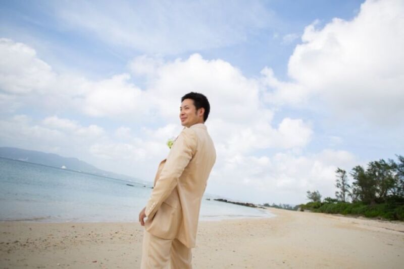 新郎様ソロショット