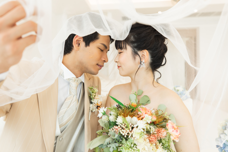 神秘的でロマンチックなベール技!