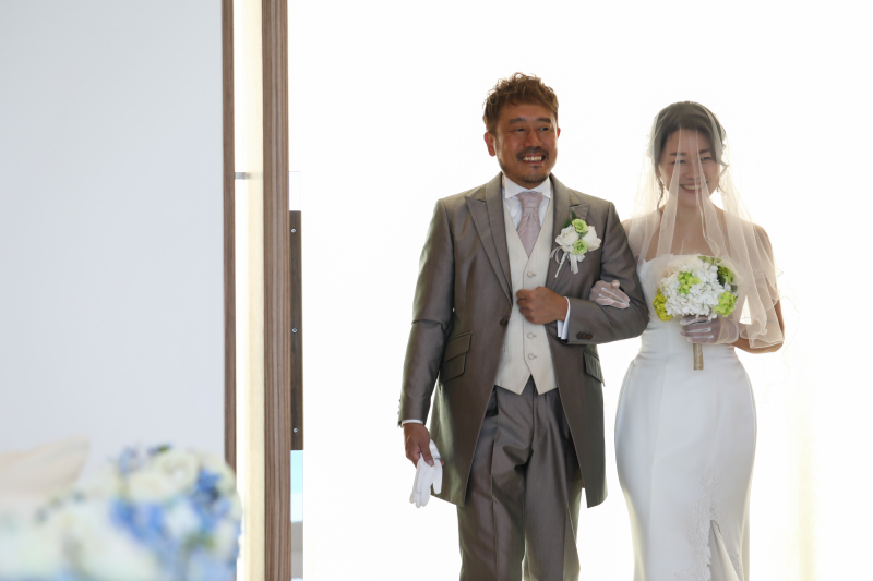 チャペル内撮影スタート!