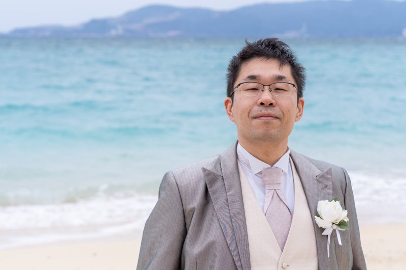 新郎様ソロショット