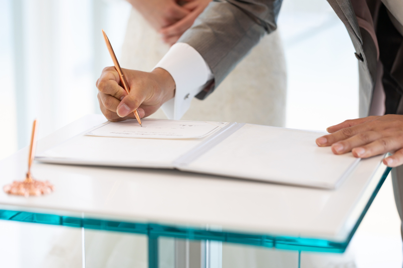 結婚証明証プレゼント