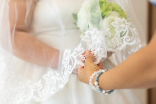 お母様と選んだベール