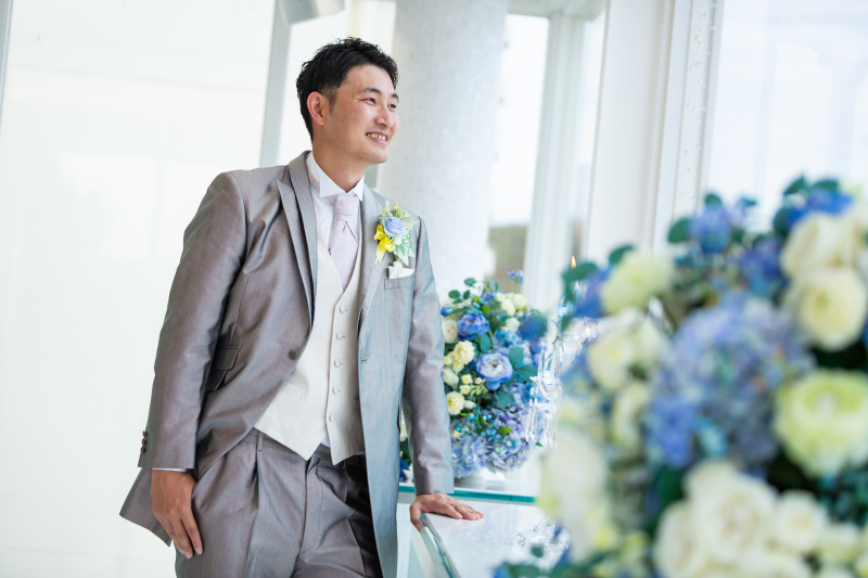 新郎様　ソロショット！