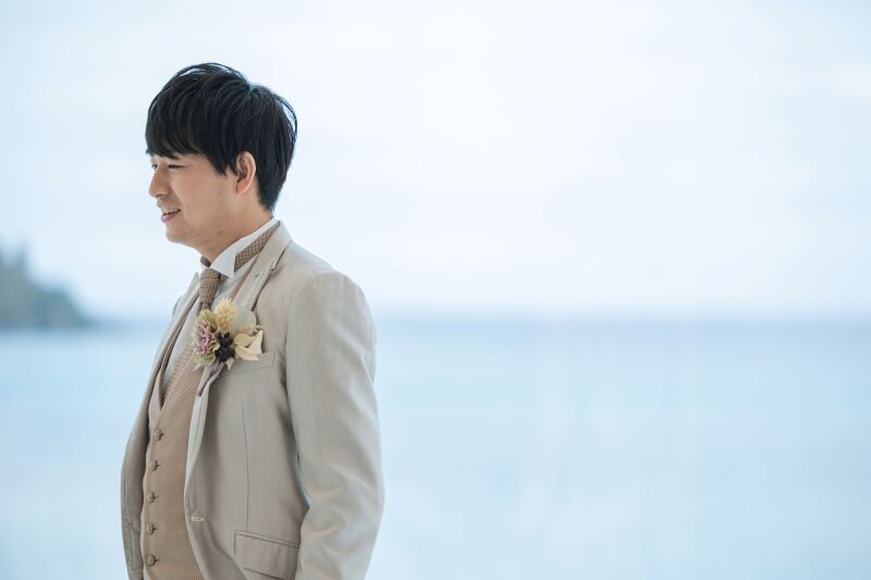 新郎様ソロショット