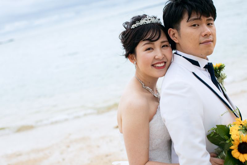 ビーチ撮影開始