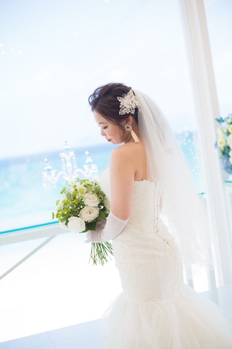 マーメイドドレスが良くお似合いの新婦さま・・♡