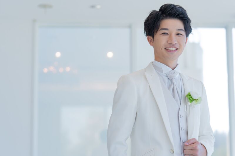 爽やかな新郎様