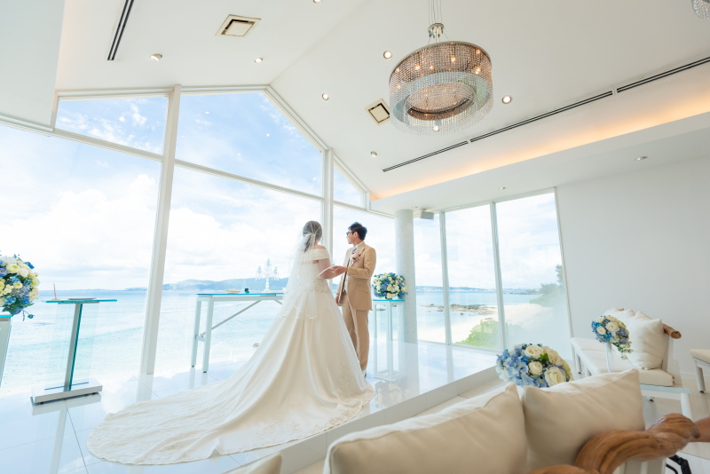 海を見ながら♡