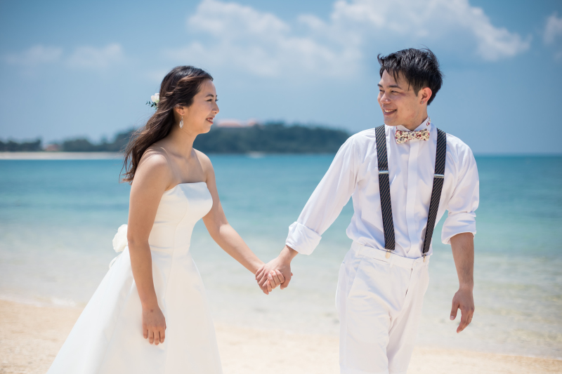 ビーチをゆっくりおさんぽ