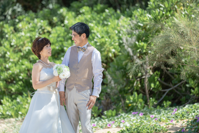 自然に囲まれたショットも!