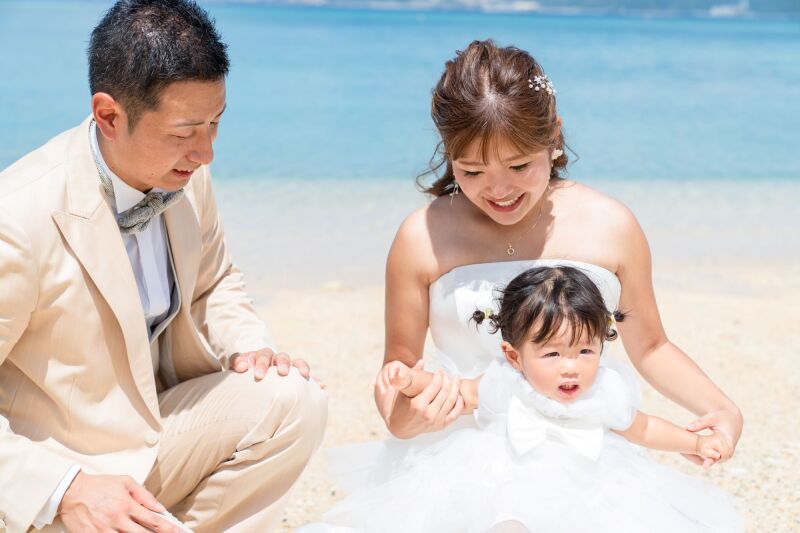 ドレスで着飾って