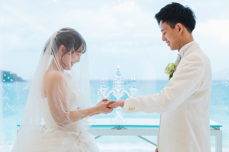 指輪を贈ります