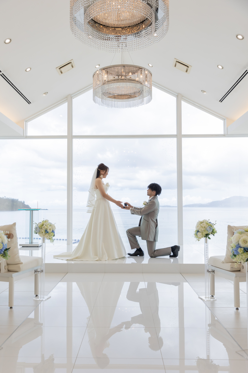 海をバックに・・・