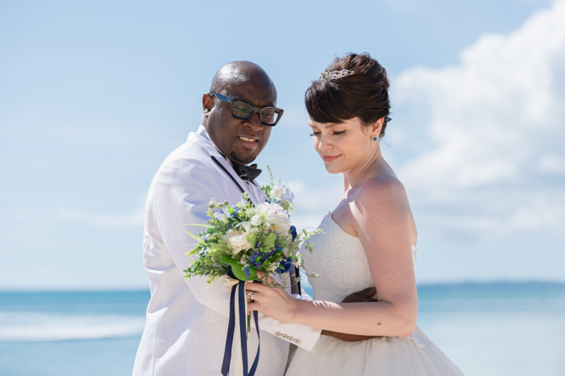 お2人が並ぶと、まるでハリウッド撮影