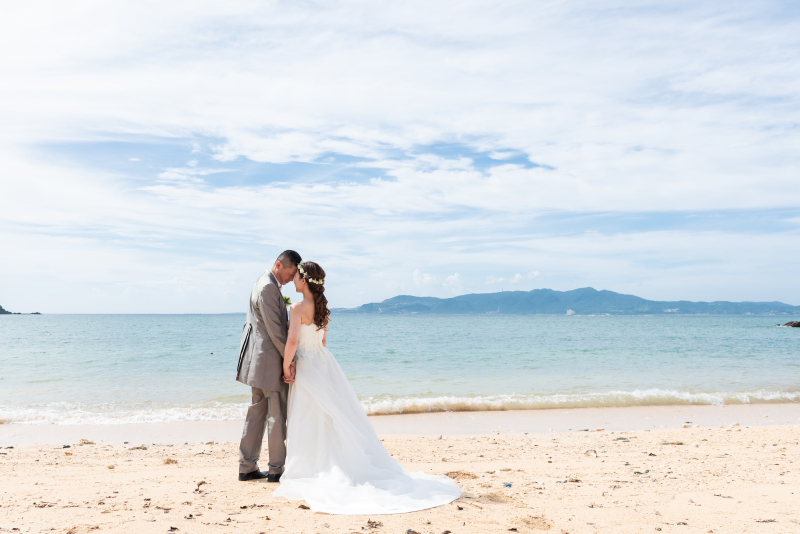 数秒でビーチ撮影場所に移動