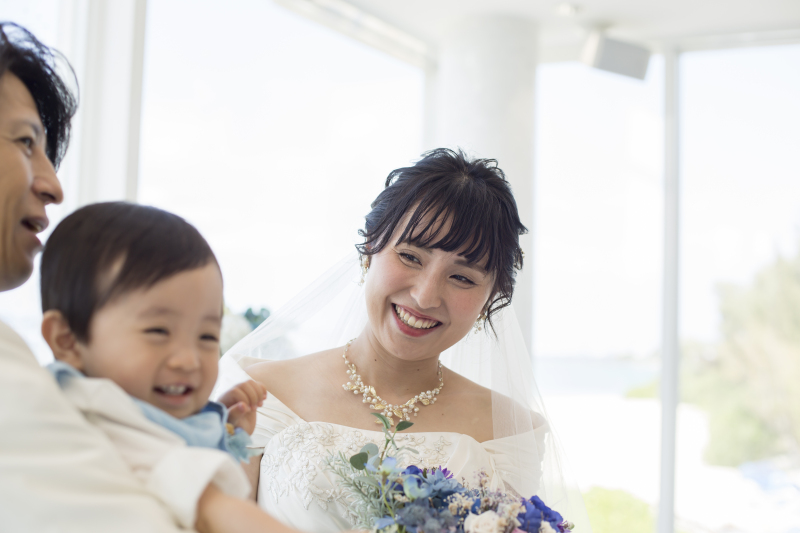 可愛らしい笑顔