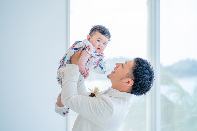 パパの抱っこ