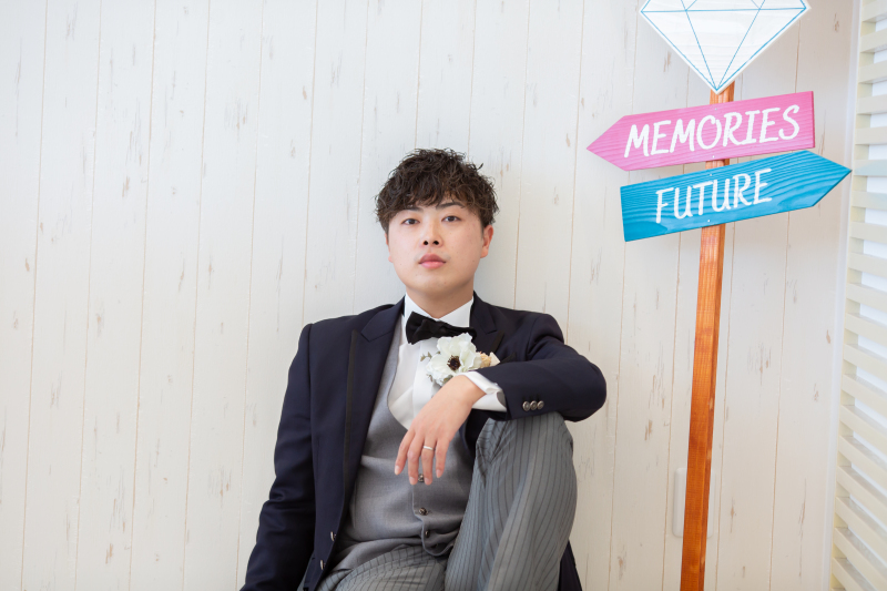 新郎様ソロショット
