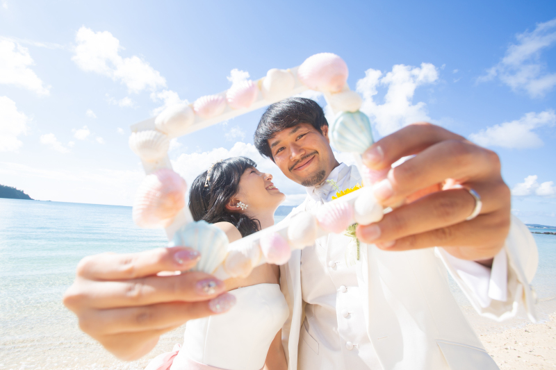 【お持ち込みの貝殻フレーム】