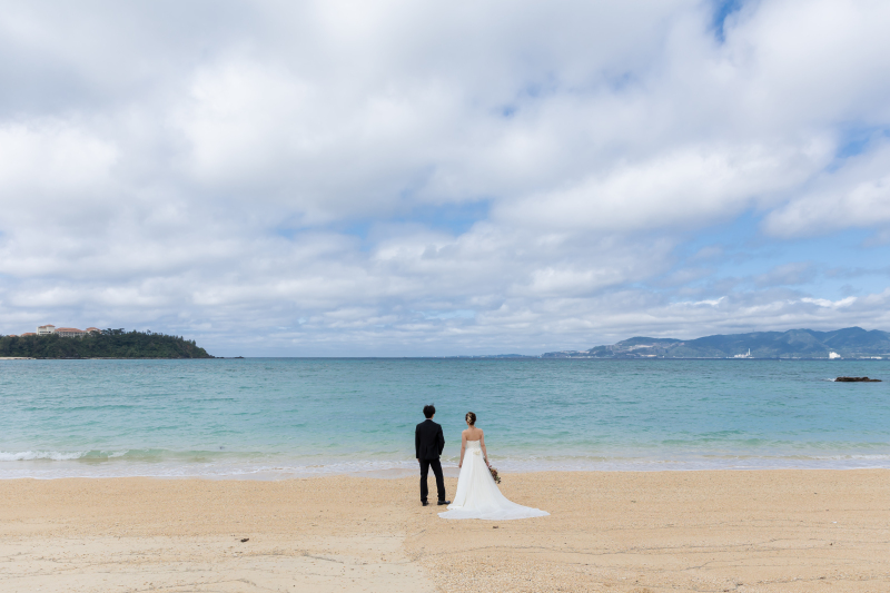 数秒でビーチ撮影場所に移動