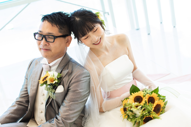 明るく頼れる新郎様と、可愛くて優しい新婦様