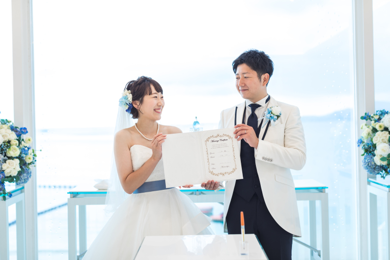 結婚証明証プレゼント