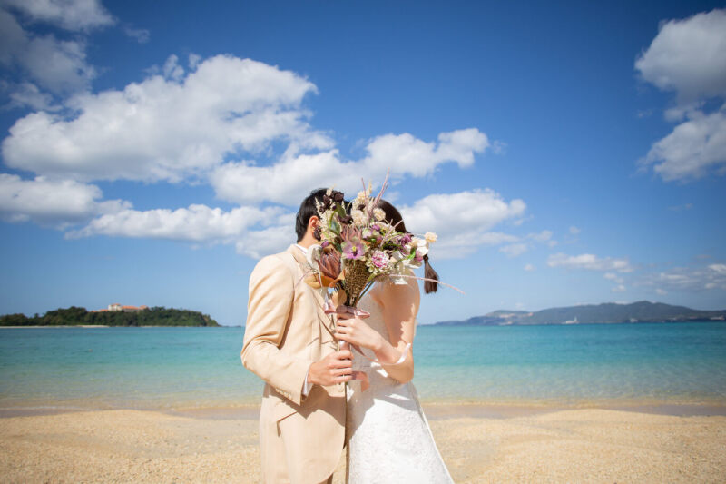 ブーケを使って