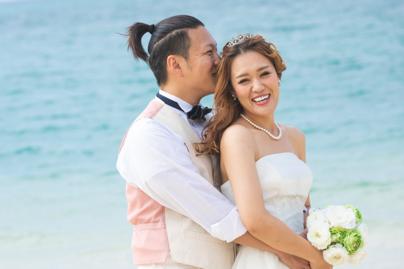 幸せいっぱいの素敵な笑顔