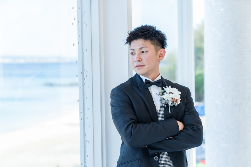 新郎様ソロショット