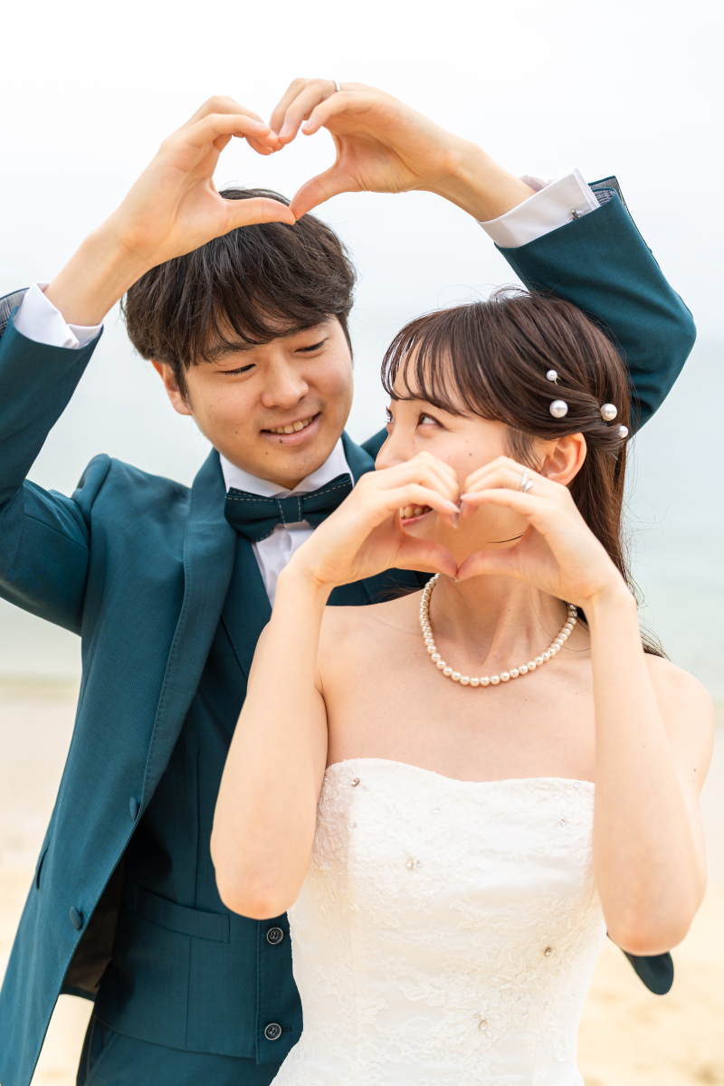 ふたりでハート！